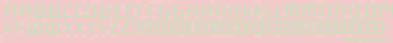Orchidee Font – Green Fonts on Pink Background