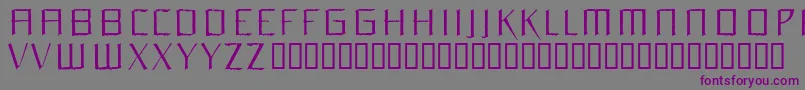Orchidee Font – Purple Fonts on Gray Background