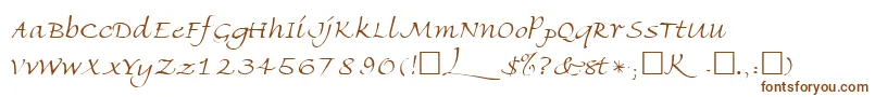 FriherrsRegular Font – Brown Fonts on White Background