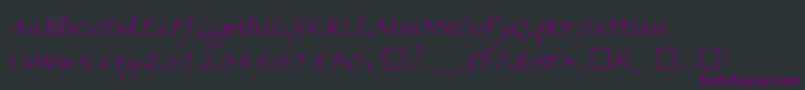 FriherrsRegular Font – Purple Fonts on Black Background