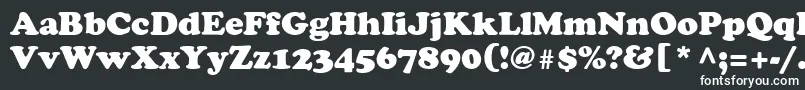 Agcoo5 Font – White Fonts on Black Background