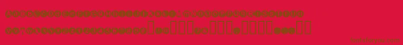 Lisätietoja Xerof-fontista Xerof-fontti – ruskeat fontit punaisella taustalla