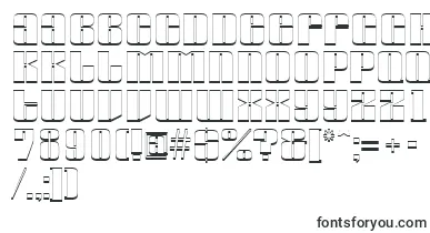 AGlobus3D font – Fonts By Shape