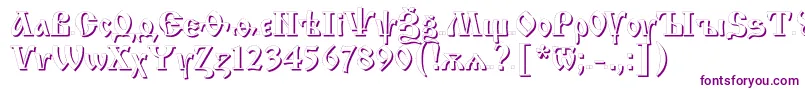 IzsC Font – Purple Fonts on White Background