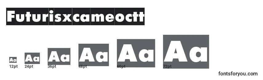 Futurisxcameoctt Font Sizes