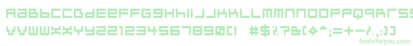 Neustylb-Schriftart – Grüne Schriften