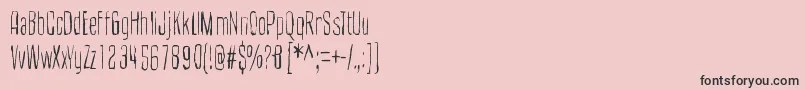 CultOfTheToucan Font – Black Fonts on Pink Background