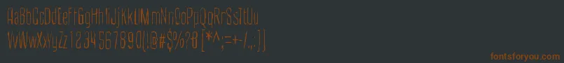 CultOfTheToucan Font – Brown Fonts on Black Background