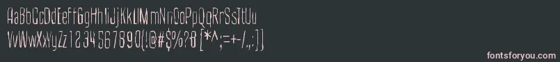 CultOfTheToucan Font – Pink Fonts on Black Background