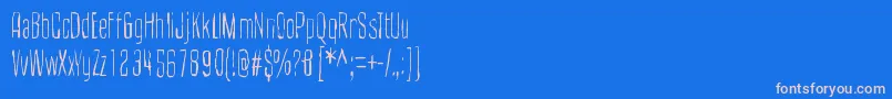 CultOfTheToucan Font – Pink Fonts on Blue Background