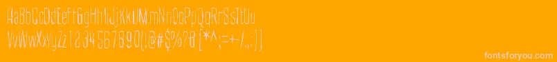 CultOfTheToucan Font – Pink Fonts on Orange Background