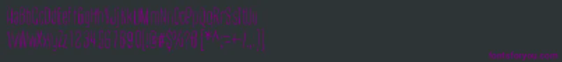 CultOfTheToucan Font – Purple Fonts on Black Background