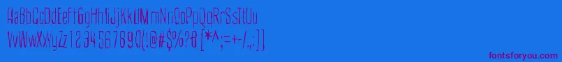 CultOfTheToucan Font – Purple Fonts on Blue Background