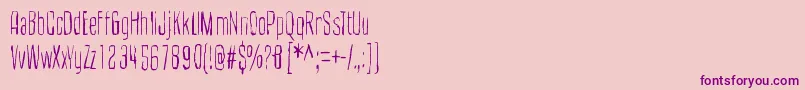 CultOfTheToucan Font – Purple Fonts on Pink Background