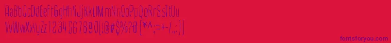 CultOfTheToucan Font – Purple Fonts on Red Background