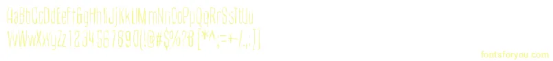 CultOfTheToucan Font – Yellow Fonts on White Background