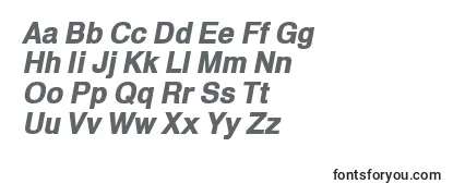HeldustryftBlackItalic-fontti