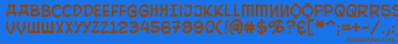 Lisätietoja 10CentSoviet-fontista 10CentSoviet-fontti – ruskeat fontit sinisellä taustalla