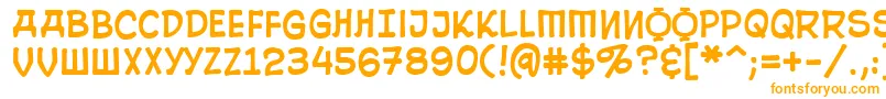 10CentSoviet Font – Orange Fonts on White Background