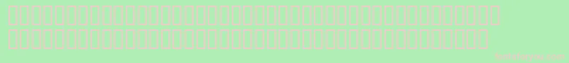Addisonlibbysh Font – Pink Fonts on Green Background