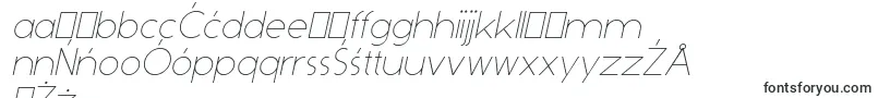 DominikThinItalic Font – Polish Fonts