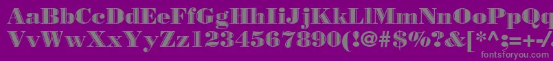 Borjomidecorbc Font – Gray Fonts on Purple Background