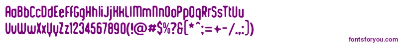Police RomabnticoKustomtype – polices violettes