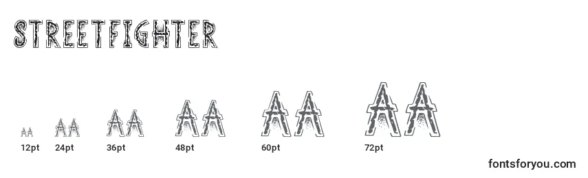 StreetFighter Font Sizes