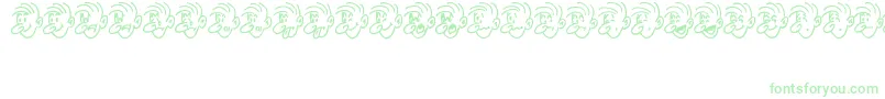 MoodSwingsTwoJl-Schriftart – Grüne Schriften