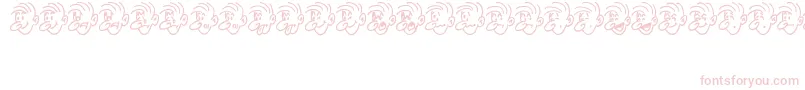MoodSwingsTwoJl Font – Pink Fonts on White Background
