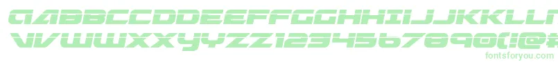 Graymalkincompactlaser-fontti – vihreät fontit valkoisella taustalla
