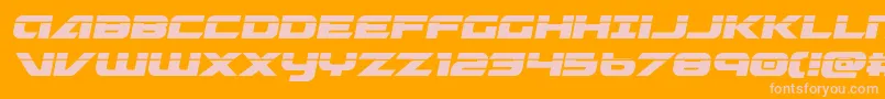 Graymalkincompactlaserフォントについての詳細 フォントGraymalkincompactlaser – オレンジの背景にピンクのフォント
