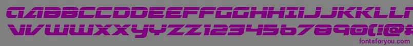 Graymalkincompactlaser-Schriftart – Violette Schriften auf grauem Hintergrund