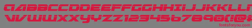 Graymalkincompactlaser Font – Red Fonts on Gray Background