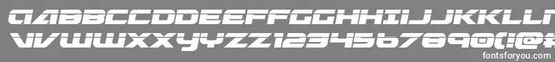 Graymalkincompactlaser Font – White Fonts on Gray Background