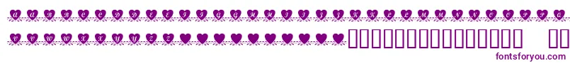 KrAmishHeart Font – Purple Fonts