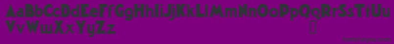 GargantuaDemo Font – Black Fonts on Purple Background