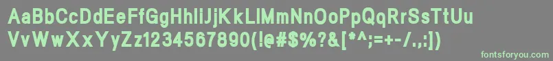 NeogramBlackcnd-Schriftart – Grüne Schriften auf grauem Hintergrund