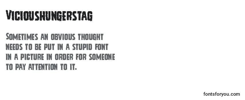 Vicioushungerstag Font