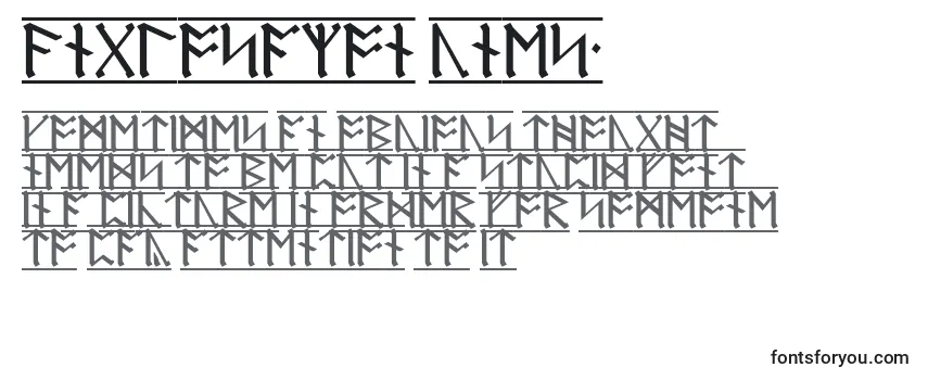 Шрифт AnglosaxonRunes1