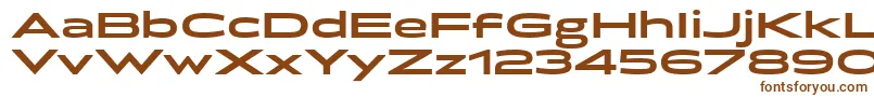 BrillerBold Font – Brown Fonts on White Background