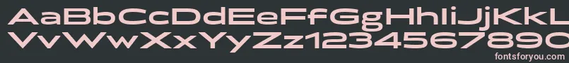 BrillerBold Font – Pink Fonts on Black Background