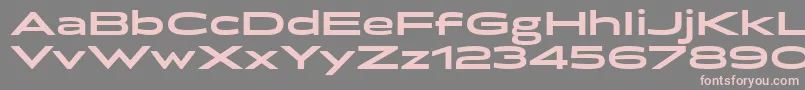 BrillerBold Font – Pink Fonts on Gray Background