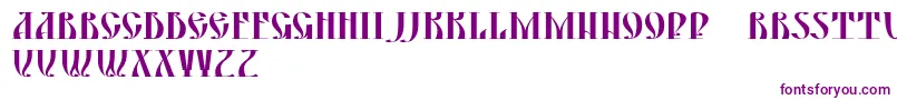 DsYermakD Font – Purple Fonts on White Background