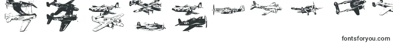 Шрифт Ww2Aircraft – шрифты, начинающиеся на W
