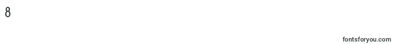 EfitypereverseRegular-Schriftart – Schriften für die Ziffer 8