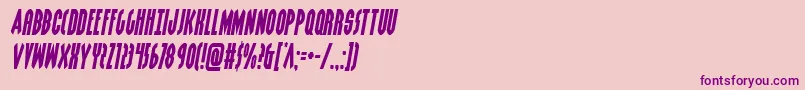 Grendelsmothersemital Font – Purple Fonts on Pink Background