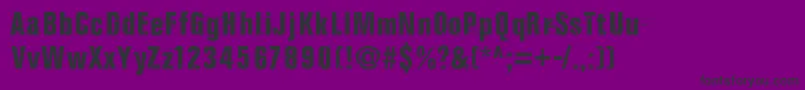 Шрифт CompletelyNonsense – чёрные шрифты на фиолетовом фоне