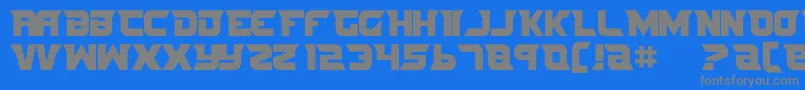 Шрифт Nife3 – серые шрифты на синем фоне