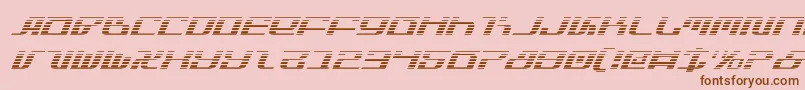 Infinitygi Font – Brown Fonts on Pink Background